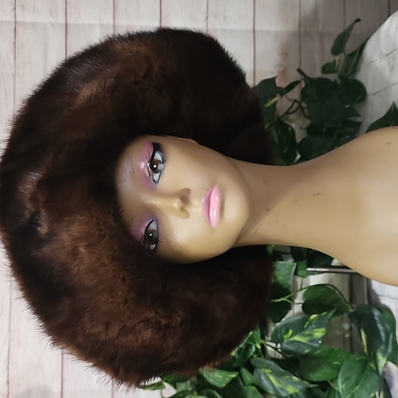 Vintage Irene Of New York Mink Panama Hat With Many Optional Ways To Wear main image 5